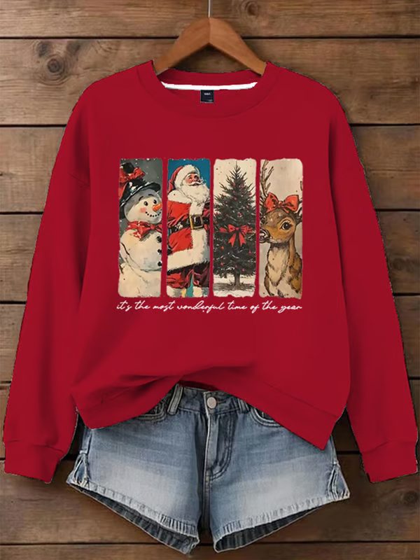 Womens Its The Most Wonderful Time Of The Year Christmas Sweatshirts 2