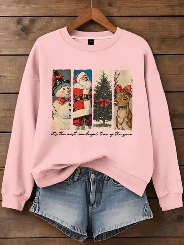 Womens Its The Most Wonderful Time Of The Year Christmas Sweatshirts