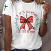 Womens Jesus Is The Reason Print T Shirt 1