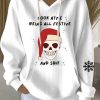 Womens Look At Me Being All Festive Print Casual Hoodie 1