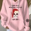 Womens Look At Me Being All Festive Print Casual Hoodie 2