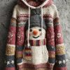 Womens Merry Christmas Knit Sweater