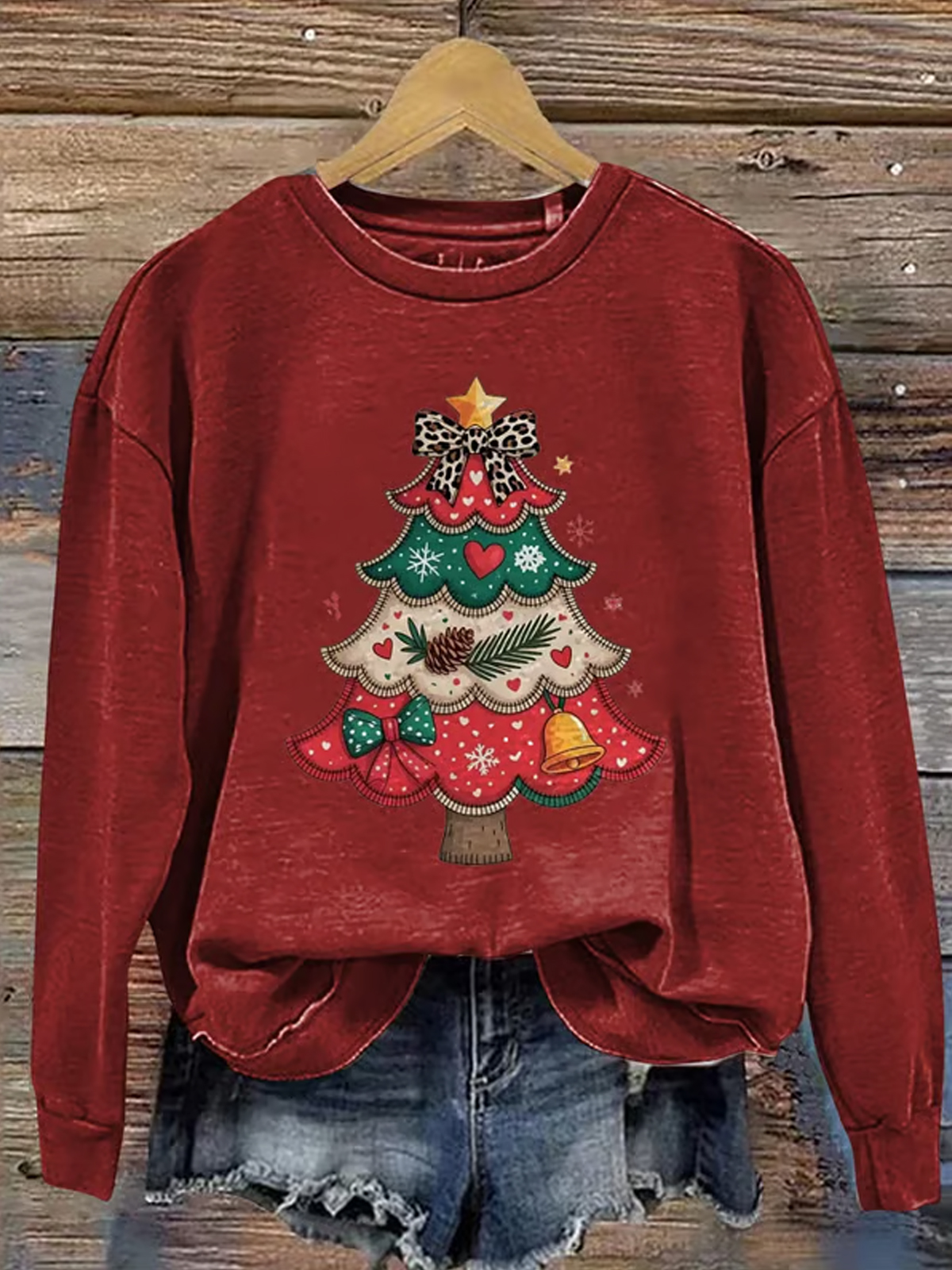 Women's Merry Christmas Print Sweatshirt