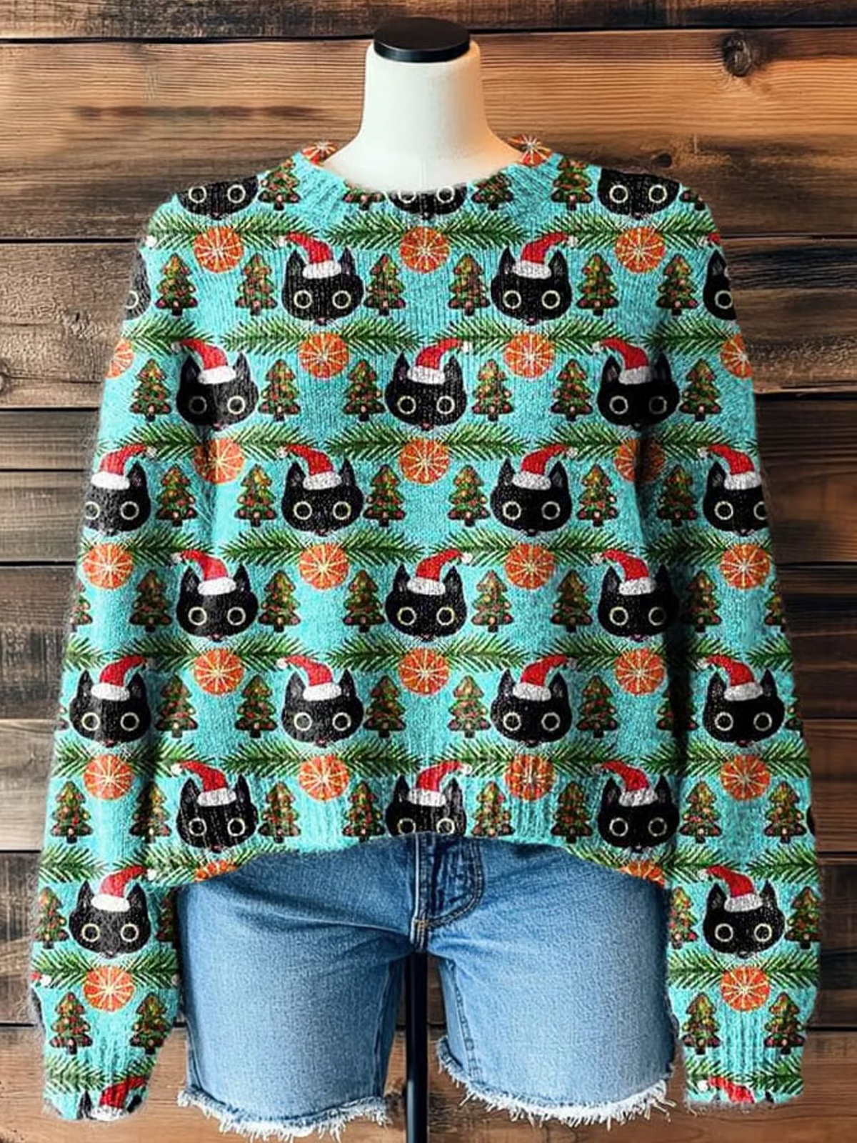 Women's Merry Christmas Winter Knitted Sweater
