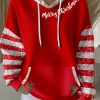 Womens Merry Christmas hoodies