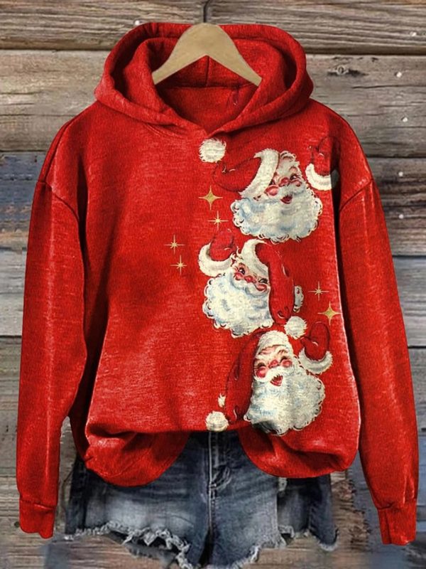 Womens Santa Claus Regular Sweatshirt
