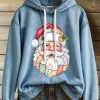 Womens Santa Claus hoodies
