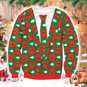 Tree Suit Ugly Christmas Sweater