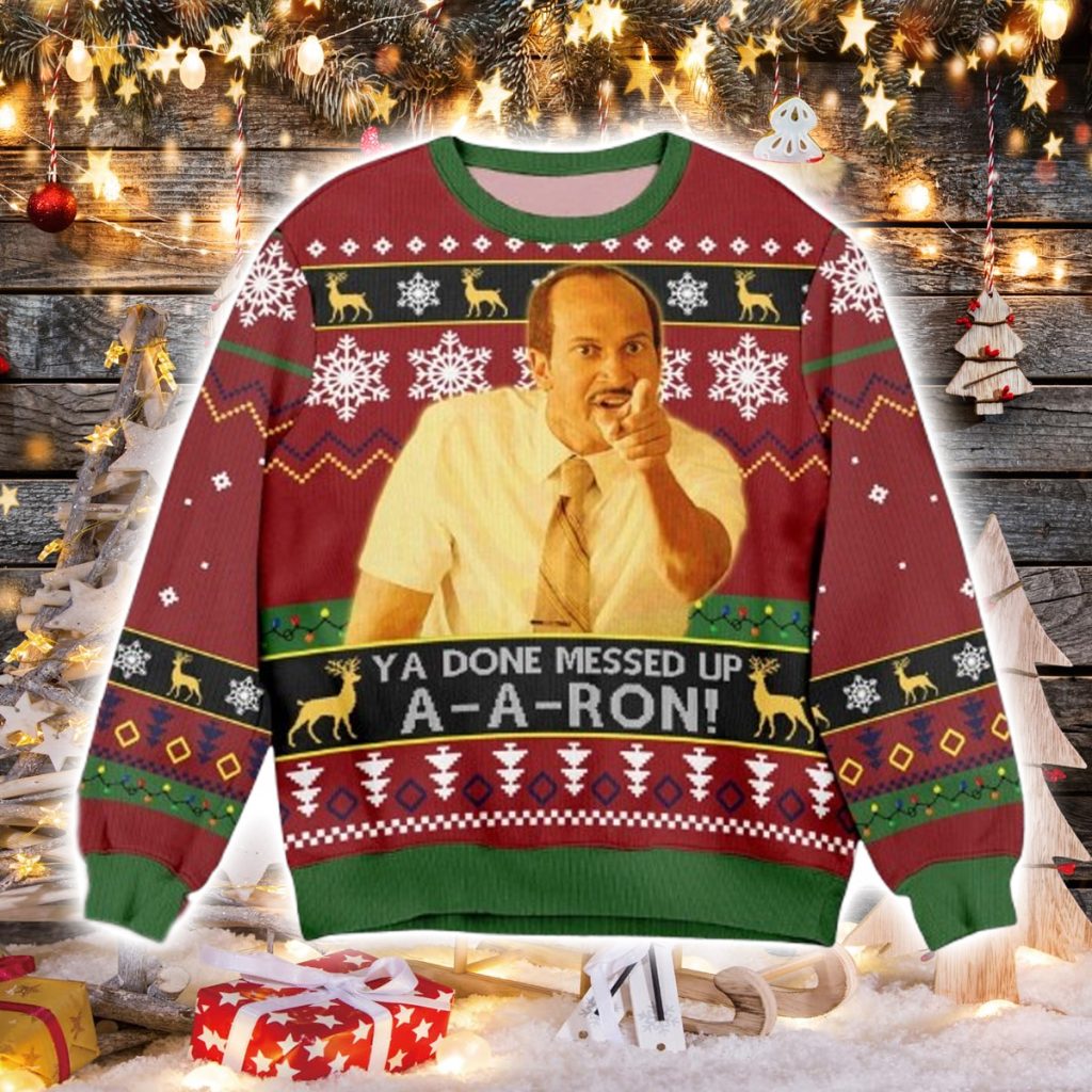 Ya Done Messed Up Aaron Key And Peele Ugly Christmas Sweater