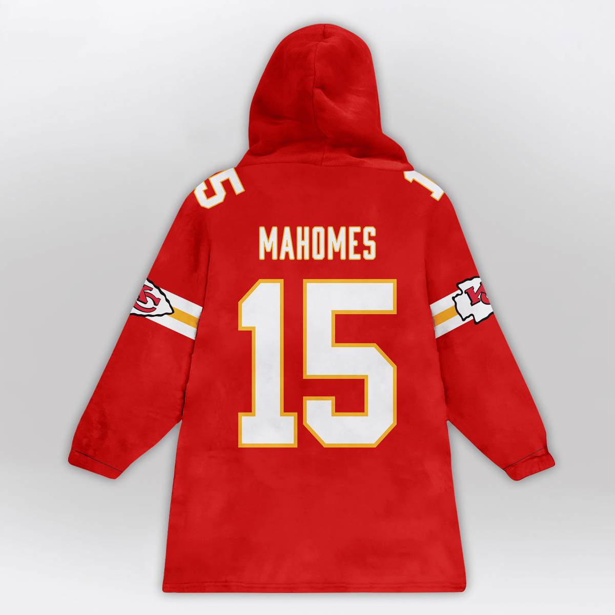 Mahomes 15 Chiefs Football Unisex Blanket Hoodie