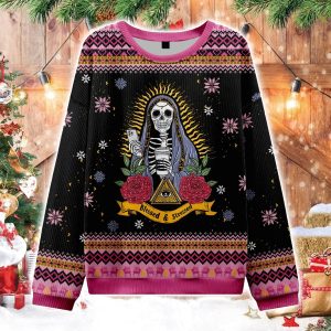 Blessed And Stressed Ugly Christmas Sweater