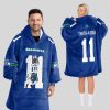 SN 11 Seahawks Football Unisex Blanket Hoodie 1