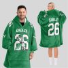 Barkley 26 Eagles Football Unisex Blanket Hoodie 1