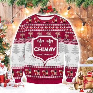 Chimay Peres Trappistes Ugly Christmas Sweater