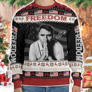 2025 Charlie Kirk Freedom Ugly Sweater