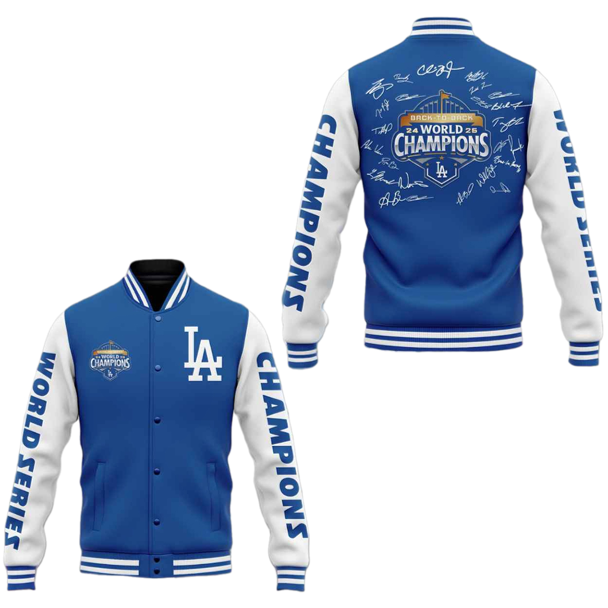 2025 Dodgers World Series Baseball Jacket