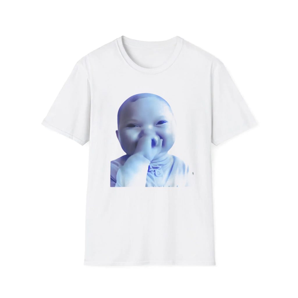 AI Baby Holding Laugh Meme Viral Trend Shirt AI Baby Holding Laugh Meme Viral Trend Shirt