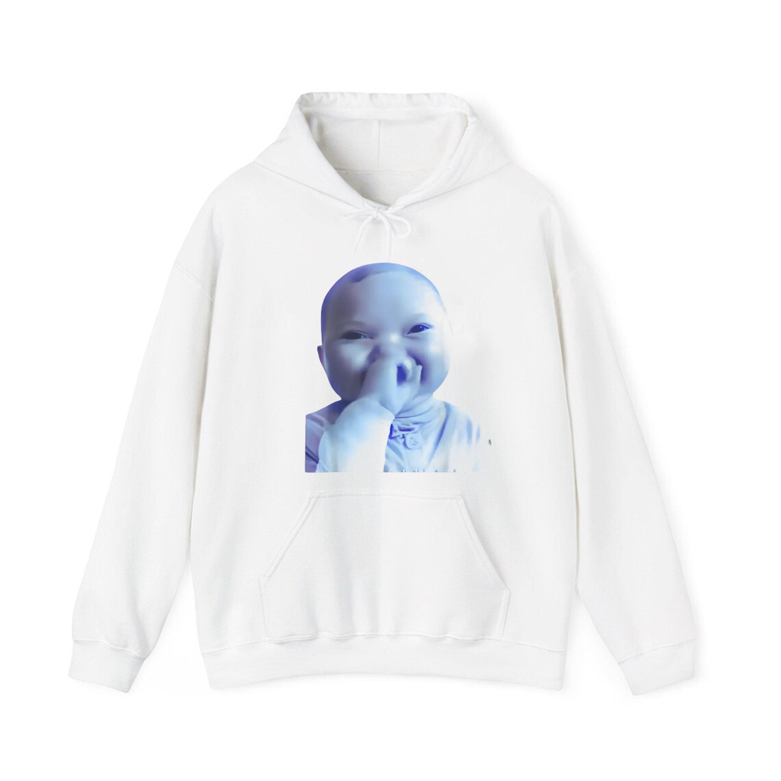 AI Baby Holding Laugh Meme Viral Trend Shirt 2