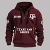 AM Aggies EST 1894 Quarter Zip Hoodie 1