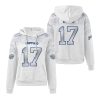 Bills Rivalries Cold Front Josh Allen 17 Waffle Hoodie