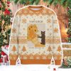 Black Cat With Sunflowers Christmas Ugly Sweater
