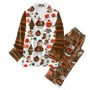 Browns Football Christmas Pajamas Set