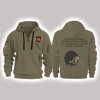 Browns Salute To Service Quarter Zip Hoodie 2025