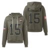 Chiefs Veterans Day Patrick Mahomes 15 Waffle Hoodie