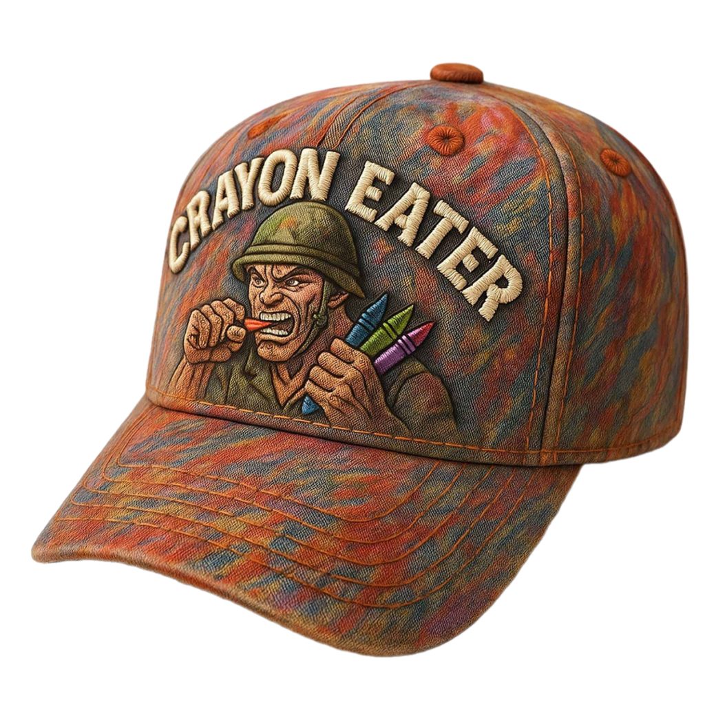 Crayon Eater Military Funny Veteran Hat