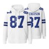 Dallas Football Ferguson 87 Waffle Hoodie 1