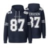 Dallas Football Ferguson 87 Waffle Hoodie