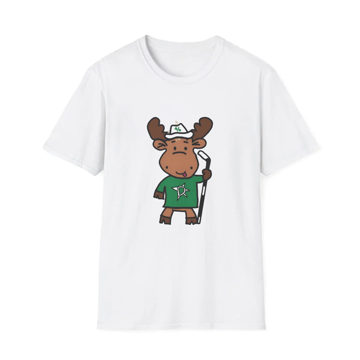 Dallas Stars Doodle Moose Shirt