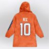 Denver Football Unisex Blanket Hoodie 2