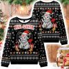 Devil Sheep Hail Santa Ugly Sweater