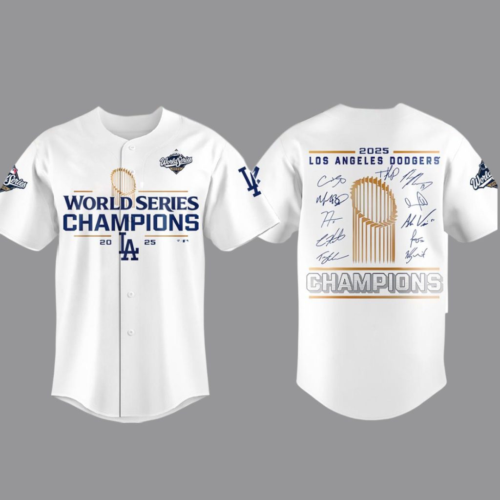 Dodgers 2025 World Series Champions Jersey