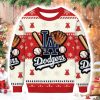 Dodgers LA Red Christmas Ugly Sweater