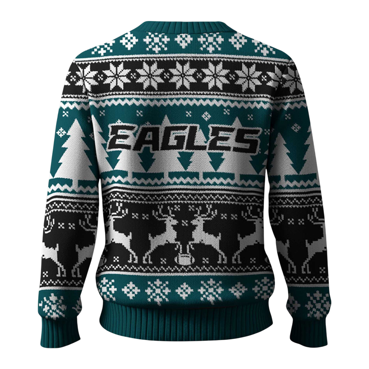 Eagles Reindeer Football Christmas Ugly Sweater