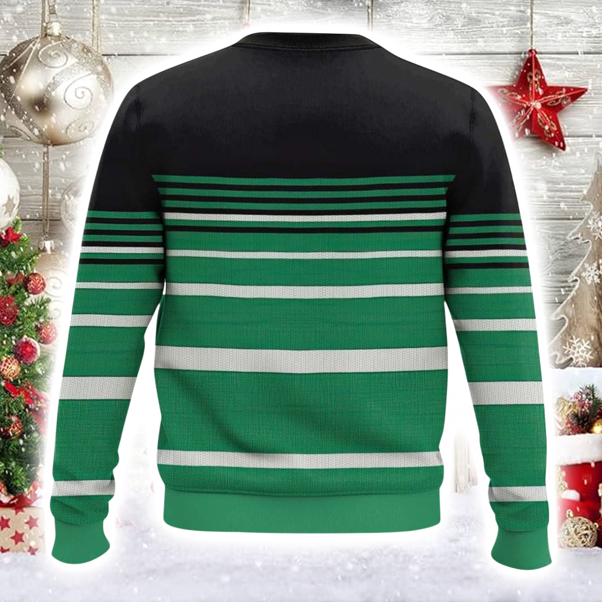 Football Santa Ugly Christmas Sweater