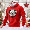 Georgia Football Print Waffle Fabric Hoodie 1