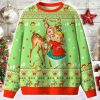 Girl Reindeer Ugly Christmas Sweater