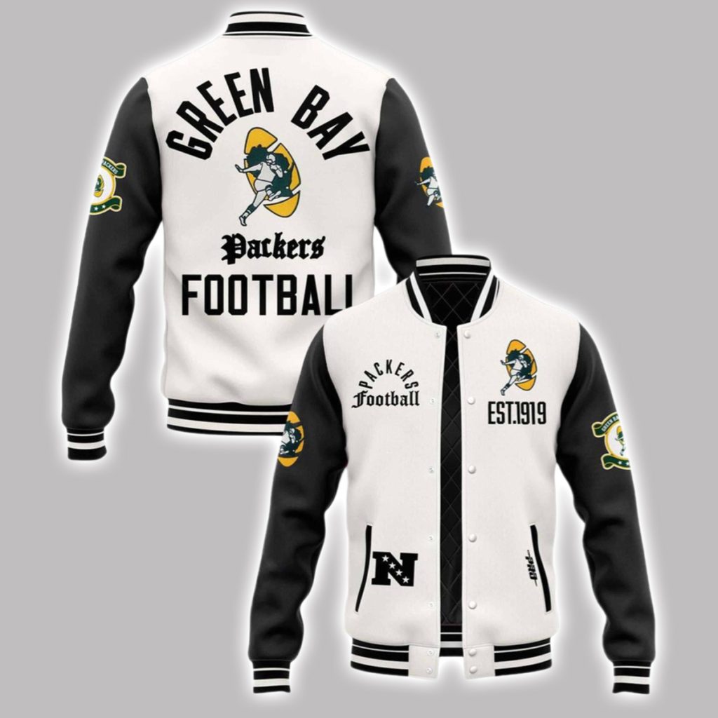 Green Bay Packers Est 1919 New Collections Baseball Jacket