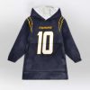 Herbert 10 Chargers Football Unisex Blanket Hoodie 2