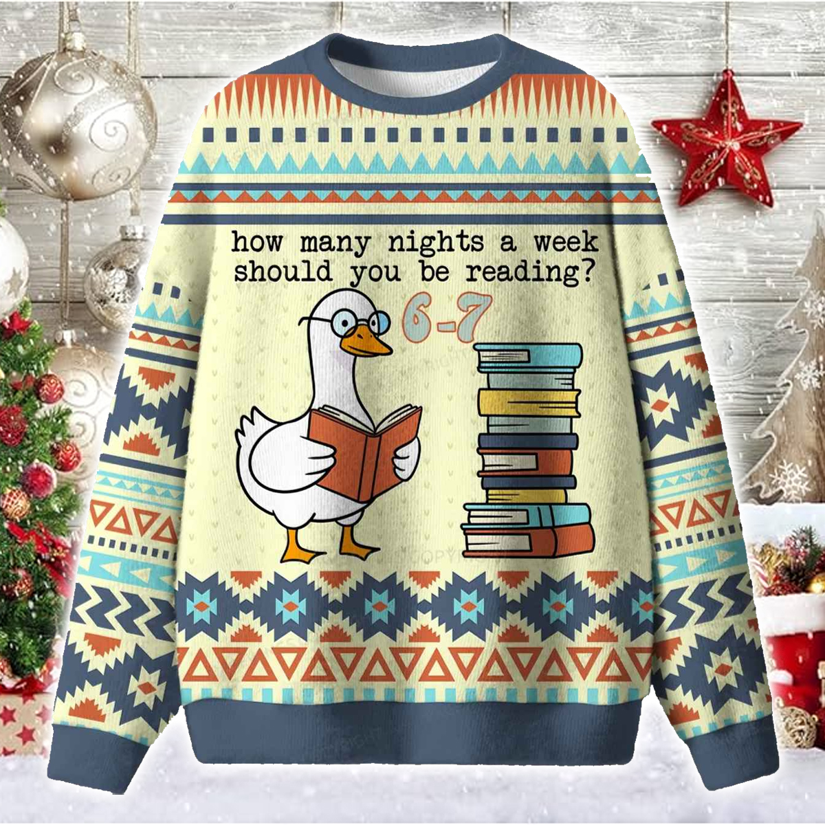 How Many Nights A Week Should You Be Reading Ugly Christmas Sweater