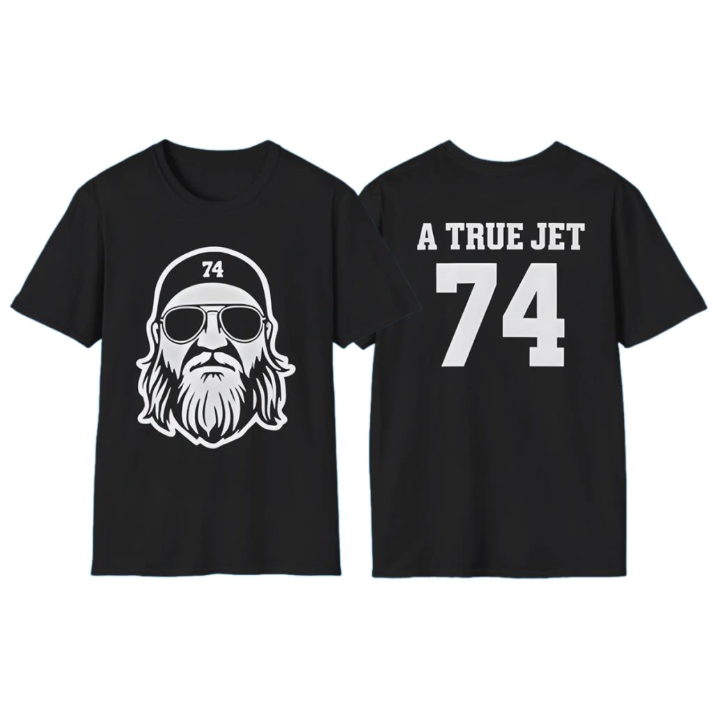 Jets Nick Mangold A True Jet 74 T Shirt