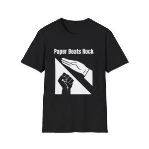 Paper Beats Rock T Shirt
