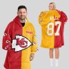 Kelce 87 Chiefs Football Unisex Blanket Hoodie 1