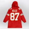 Kelce 87 Kansas City Football Unisex Blanket Hoodie 2