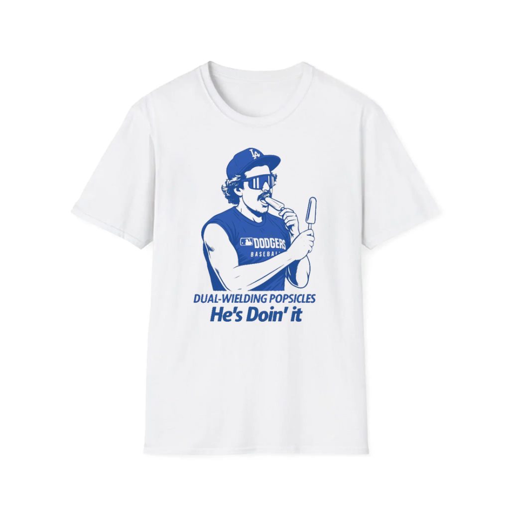 Kiké Hernandez Dual Wielding Popsicles He’s Doin’ It Shirt