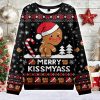 Kissing The Gingerbread Man's Butt Christmas Ugly Sweater
