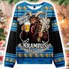 Krampus Drinking Beer Ugly Sweater